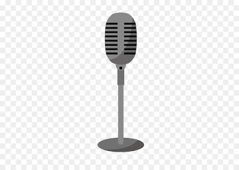 Microphone Cartoon Performance - Cartoon Broadcast Microphone 