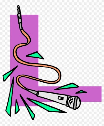 Microphone Clipart Border - Frame Microphone