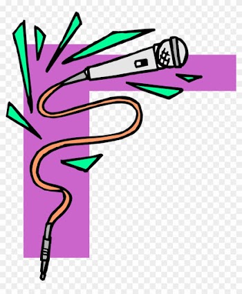 Microphone Clipart Border - Microphone Frame Png