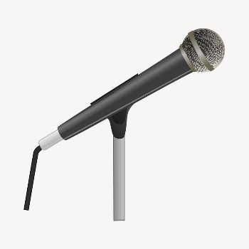 Microphone clipart, music illustration vector. | Free Vector - rawpixel