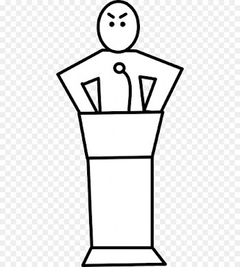 Microphone, Drawing, Lectern, Line Art, Line PNG