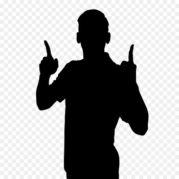 Microphone Human behavior Shoulder Silhouette -  