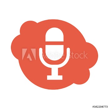 microphone sound device block style icon