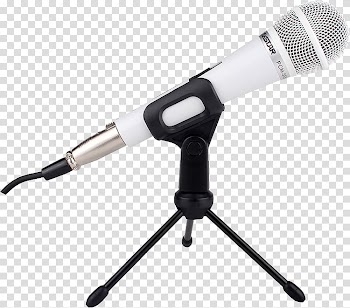Microphone stand, White microphone transparent background PNG clipart