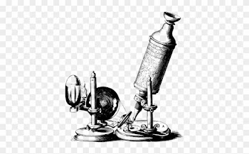Microscope Clipart Lense - Wrestling With Nature: From Omens To Science