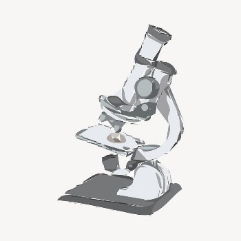 Microscope clipart, science equipment illustration. | Free Photo - rawpixel