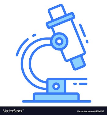 microscope icon for graphic and web design