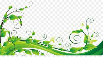 Microsoft PowerPoint Template Ecology Presentation Plant - Grass border 