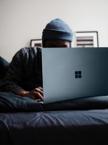 Microsoft Surface Laptop 3 in cobalt 

shot by: Charles Etoroma 