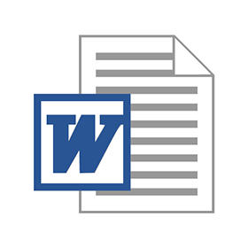 Microsoft Word logo vector