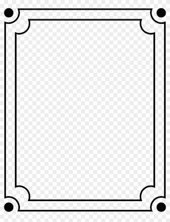 Microsoft Word Template Document Clip Art - Png A4 Borders Hd