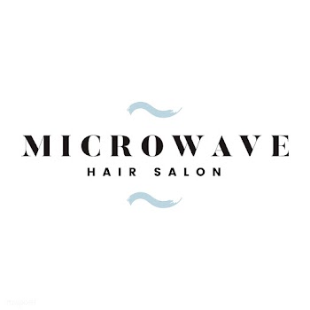 Microwave hair salon logo vector | Free stock vector - 466381