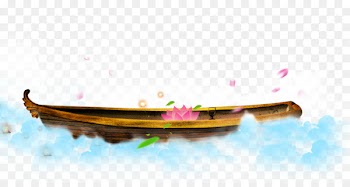 Mid-Autumn Festival Boat Computer file - Mid Autumn Festival decorated wooden boat 