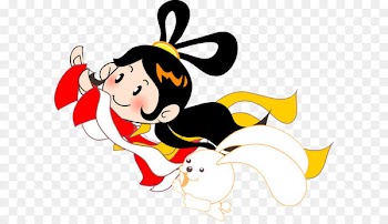 Mid-Autumn Festival Chang'e Mooncake Moon rabbit - Cartoon Chang E 