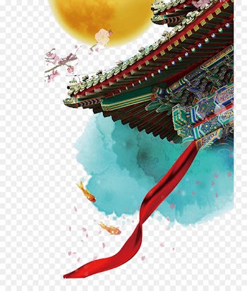 Mid-Autumn Festival Chinese language Image Illustration Poster -  