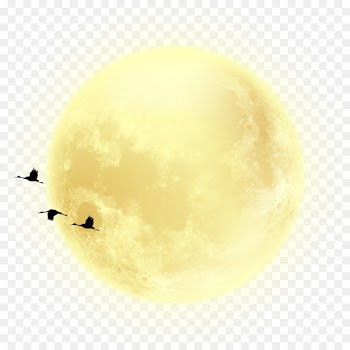 Mid-Autumn Festival Moon Night - Moon material 