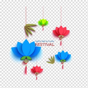 Mid-Autumn Festival Queensway Secondary School Chinese New Year, Color decorative pattern lotus transparent background PNG clipart