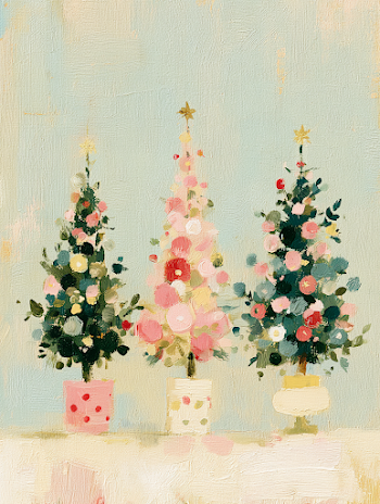 Mid-Century Atomic Christmas Trees