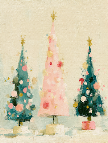 Mid-Century Atomic Christmas Trees