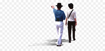 Middle age - Walking middle-aged man 