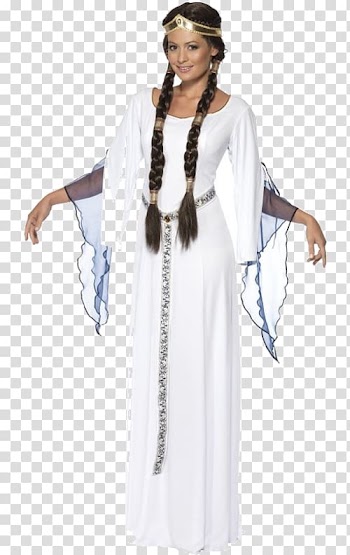 Middle Ages Costume party Dress, medieval women transparent background PNG clipart