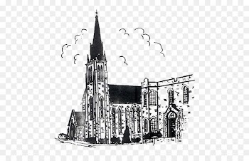 Middle Ages Facade Medieval architecture Sketch - crist church benjamin franklin grave 