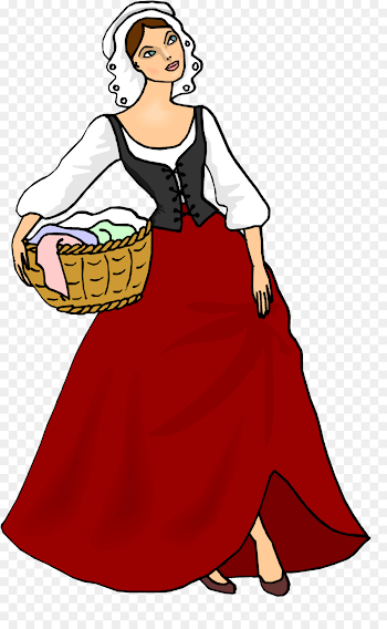 Middle Ages Peasant Woman Knight Clip art - woman png download ...