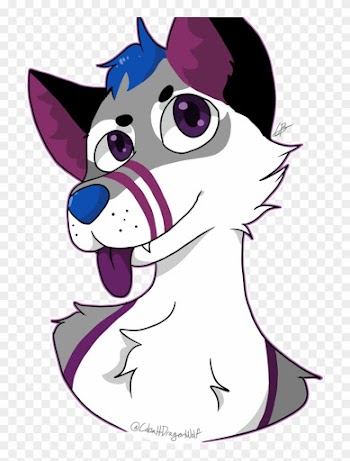 Midnight Summer Wolf Art By Cobaltdragonwolf - Cartoon