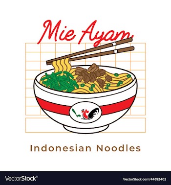 mie ayam chicken noodles