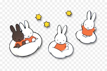 Miffy Nijntje Kleerhangers About Us European rabbit Book - ava outline 