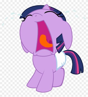 Mighty355, Baby, Baby Pony, Base, Crying, Cute, Diaper, - Pony Twilight Sparkle Baby