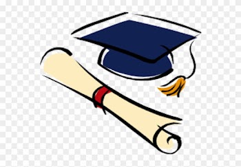Migrate In Order To - Graduation Cap And Diploma