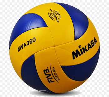 Mikasa Sports Volleyball Molten Corporation Basketball - Yellow blue volleyball 