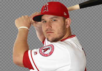 Mike Trout PNG Background Image