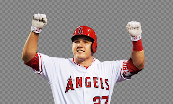 Mike Trout Transparent Background PNG