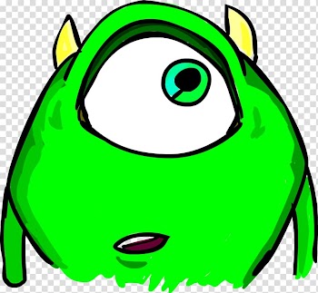 Mike Wazowski Line art , mike wazowski transparent background PNG clipart