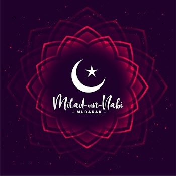 Milad un nabi festival beautiful illustration Free Vector
