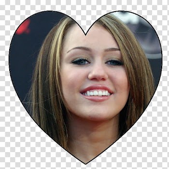 Miley Cyrus heart transparent background PNG clipart