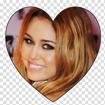 Miley Cyrus heart transparent background PNG clipart