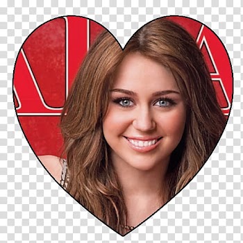 Miley Cyrus heart transparent background PNG clipart