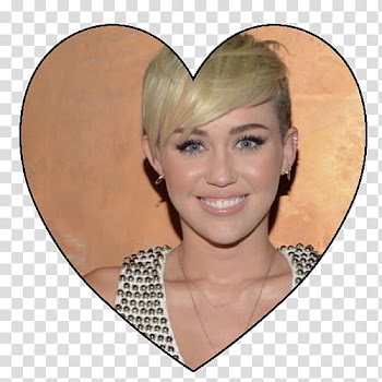 Miley Cyrus heart transparent background PNG clipart