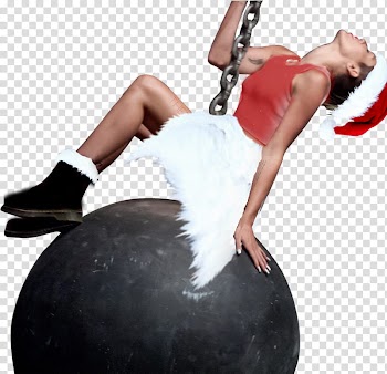 MILEY CYRUS NAVIDAD transparent background PNG clipart