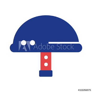 military helmet silhouette style icon