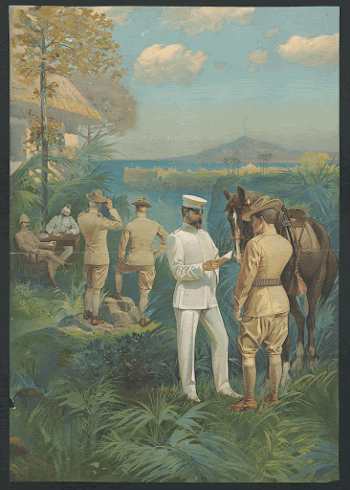 [Military officers overlooking a bay] | Free Photo - rawpixel