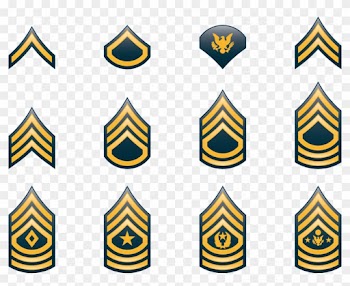 Military Rank United States Army Enlisted Rank Insignia - Military Rank Clipart