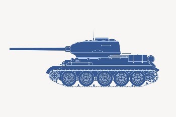 Military tank clipart, vehicle illustration | Free Vector - rawpixel