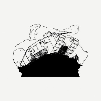 Military tank clipart, vintage illustration | Free PSD Illustration - rawpixel