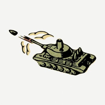 Military tank collage element, vintage | Free PSD - rawpixel