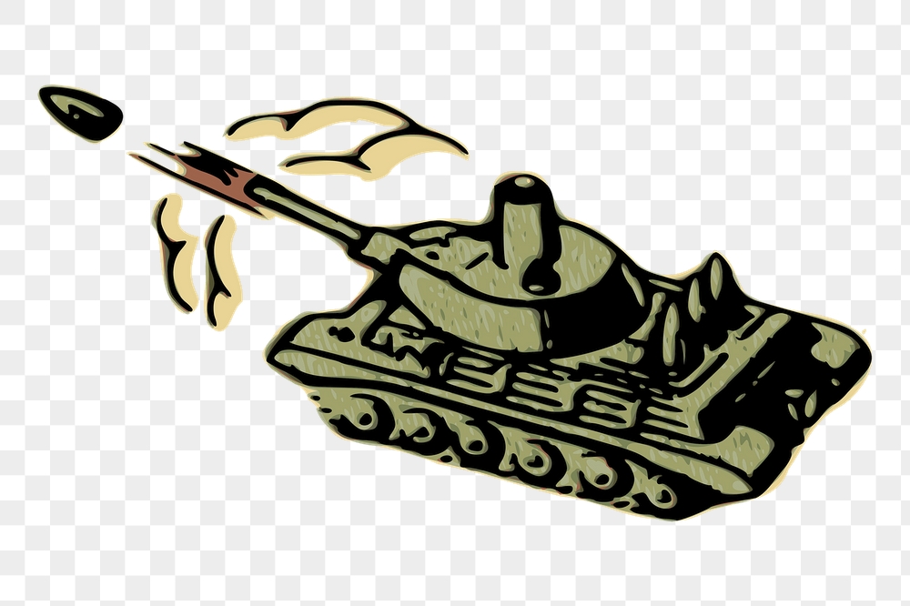 Military tank png sticker, vintage | Free PNG - rawpixel