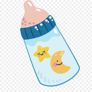 Milk Baby bottle Infant - Baby bottle vector material 